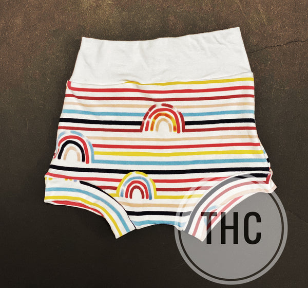 Rainbow Stripes Bummies