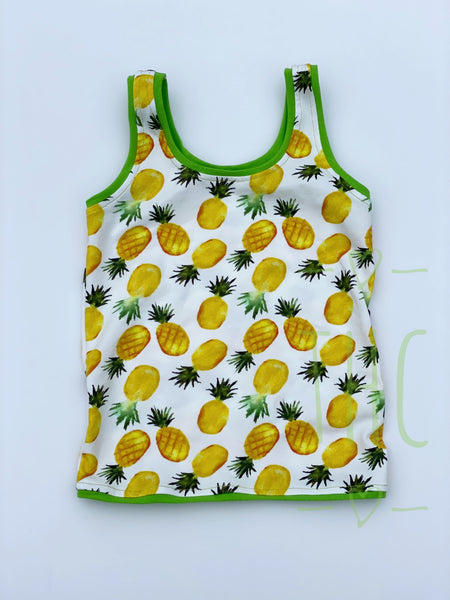 Pineapple Tank Or Crop Top