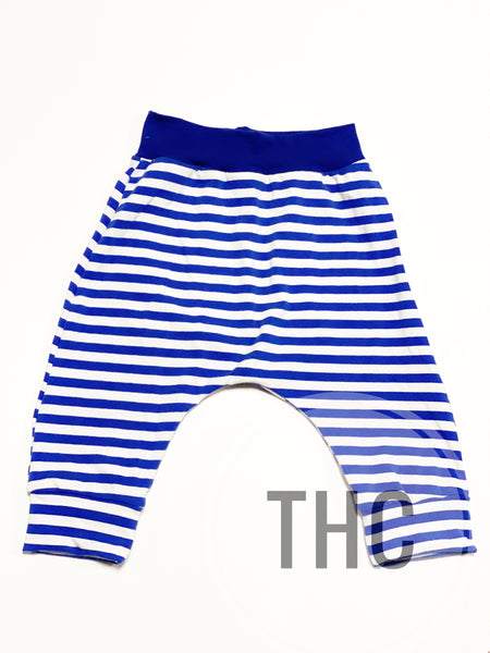 Royal Blue & White Stripes