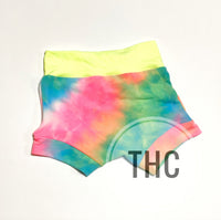 Neon Tye Dye Bummies