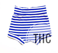 Royal Blue & White Stripes