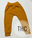 Honey Gold Mustard *FLAWED SLIGHT PILLING* Harem Joggers/Crops
