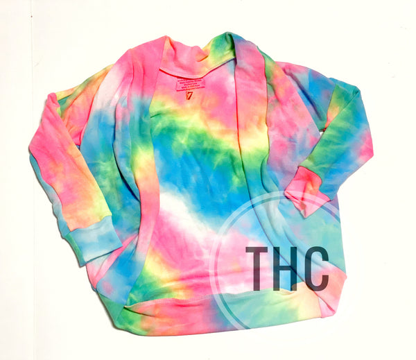 Neon Tye Dye Lounge Cardi