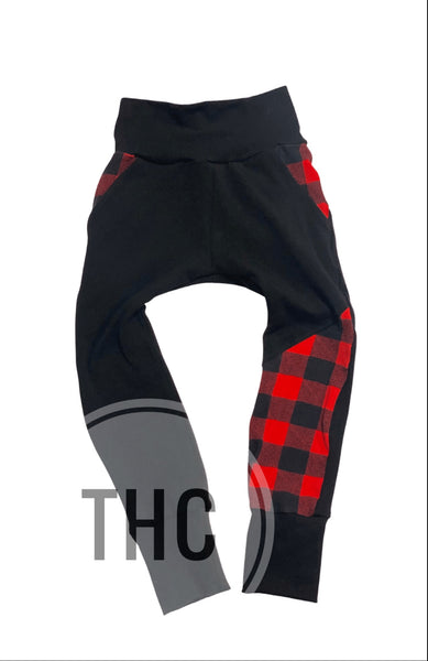 Buffalo Plaid Pocket Joggers/Shorties