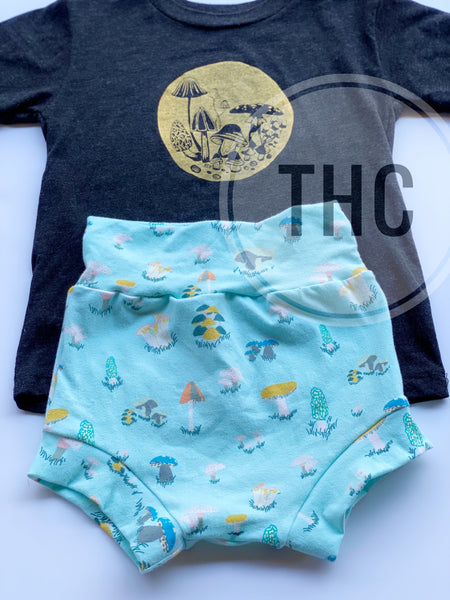 Blue Mushroom Bummies