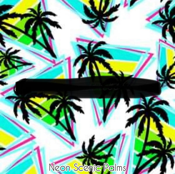 Neon 90's Palms Raglan or Hoodie