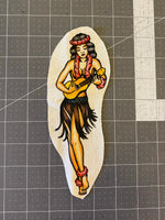 Hula Girl Appliqué