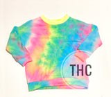 Neon Tye Dye Lounge Sweater