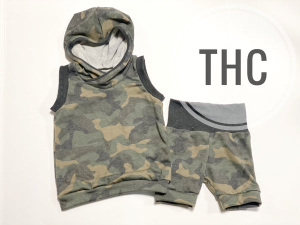 Grey or Muted Camo Tank