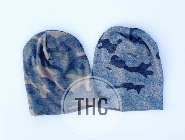 Muted or Gray Camo Beanie